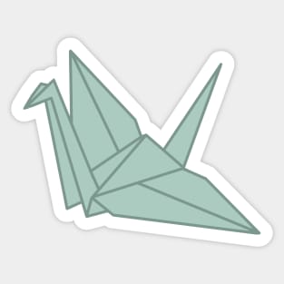 Paper Cranes Pink Sticker